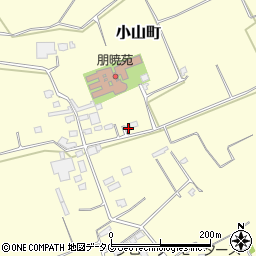 熊本県熊本市東区小山町2206-6周辺の地図