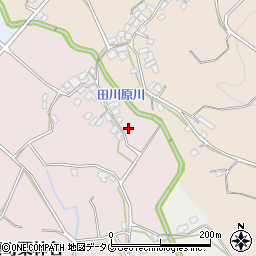 長崎県雲仙市吾妻町栗林名57周辺の地図