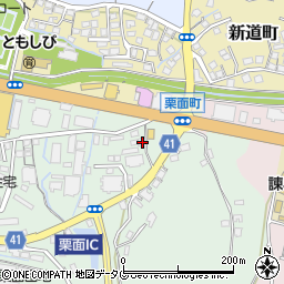 長崎県諫早市栗面町814周辺の地図