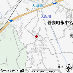 長崎県雲仙市吾妻町永中名761周辺の地図