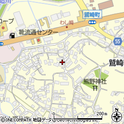 長崎県諫早市鷲崎町495周辺の地図