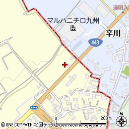 熊本県熊本市東区小山町2061-1周辺の地図