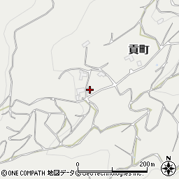 熊本県熊本市北区貢町2310-31周辺の地図