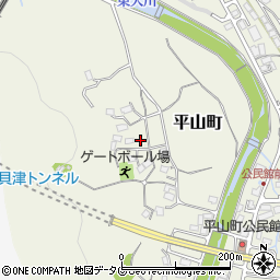 長崎県諫早市平山町519-1周辺の地図