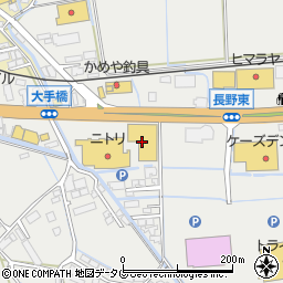 エディオン諫早店周辺の地図