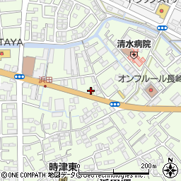 すき家２０７号時津店周辺の地図