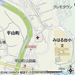 長崎県諫早市平山町194-1周辺の地図