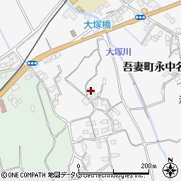 長崎県雲仙市吾妻町永中名766周辺の地図