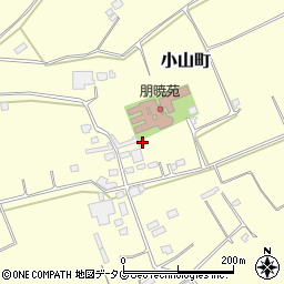 熊本県熊本市東区小山町2207周辺の地図