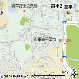 トイレ詰まり修理センター・熊本北店周辺の地図