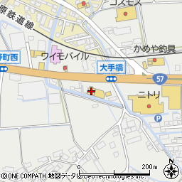 八江農芸株式会社　ガルデンバイパス店周辺の地図