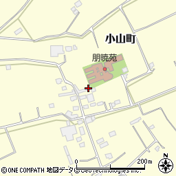 熊本県熊本市東区小山町2217周辺の地図
