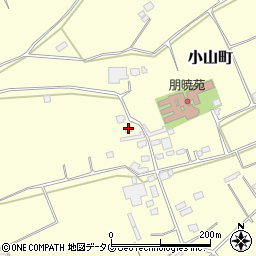 熊本県熊本市東区小山町2226-4周辺の地図