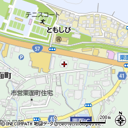 長崎県諫早市栗面町83周辺の地図