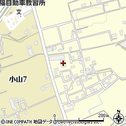 熊本県熊本市東区小山町1637周辺の地図