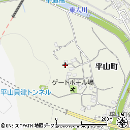 長崎県諫早市平山町508周辺の地図
