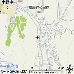 長崎県諫早市黒崎町340周辺の地図