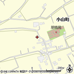 熊本県熊本市東区小山町2226周辺の地図