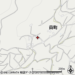 熊本県熊本市北区貢町2310-33周辺の地図