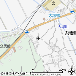 長崎県雲仙市吾妻町永中名805周辺の地図