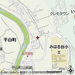 長崎県諫早市平山町190周辺の地図