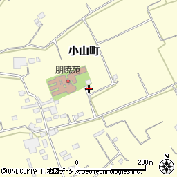 熊本県熊本市東区小山町2203周辺の地図