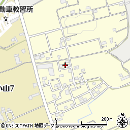 熊本県熊本市東区小山町1635周辺の地図