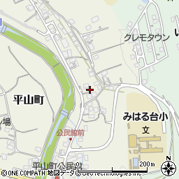 長崎県諫早市平山町185周辺の地図