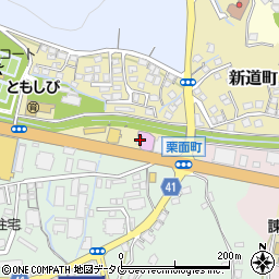 長崎県諫早市新道町71周辺の地図
