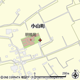 熊本県熊本市東区小山町2202周辺の地図