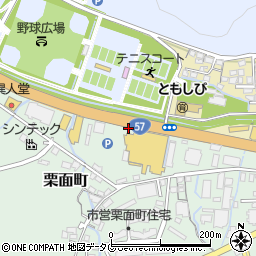長崎県諫早市栗面町111周辺の地図
