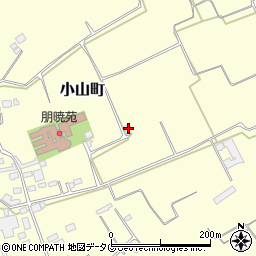 熊本県熊本市東区小山町2194周辺の地図