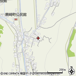 長崎県諫早市黒崎町1224周辺の地図
