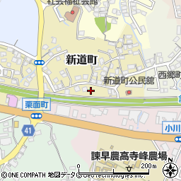 長崎県諫早市新道町174-1周辺の地図