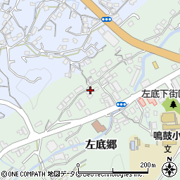 長崎県西彼杵郡時津町左底郷296周辺の地図