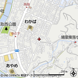 長崎県西彼杵郡長与町嬉里郷1045周辺の地図