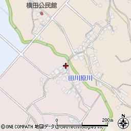 長崎県雲仙市吾妻町栗林名43周辺の地図