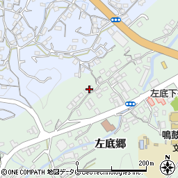 長崎県西彼杵郡時津町左底郷303周辺の地図