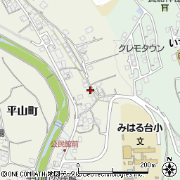 長崎県諫早市平山町184-1周辺の地図