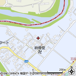 〒861-8010 熊本県熊本市東区上南部の地図