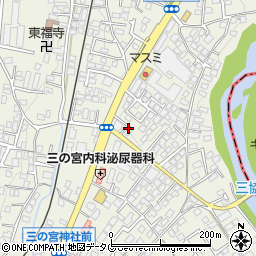 セブンスデー・アドベンチスト教団熊本キリスト教会周辺の地図