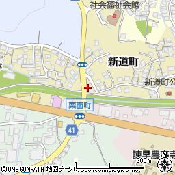 長崎県諫早市新道町68周辺の地図