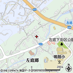 長崎県西彼杵郡時津町左底郷74周辺の地図
