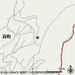熊本県熊本市北区貢町2311-20周辺の地図