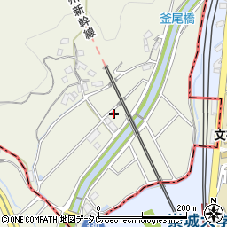 熊本県熊本市北区釜尾町105周辺の地図