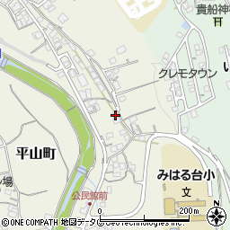 長崎県諫早市平山町183周辺の地図