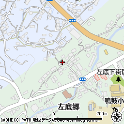 長崎県西彼杵郡時津町左底郷72周辺の地図