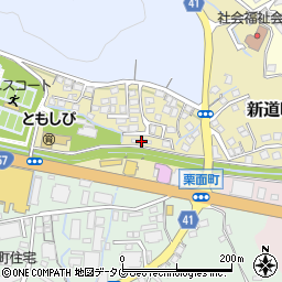 長崎県諫早市新道町57周辺の地図
