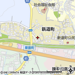 長崎県諫早市新道町169周辺の地図
