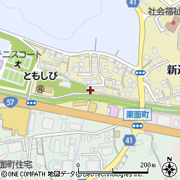 長崎県諫早市新道町57-11周辺の地図